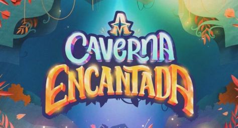 SBT apresenta a logomarca da novela "A Caverna Encantada"
